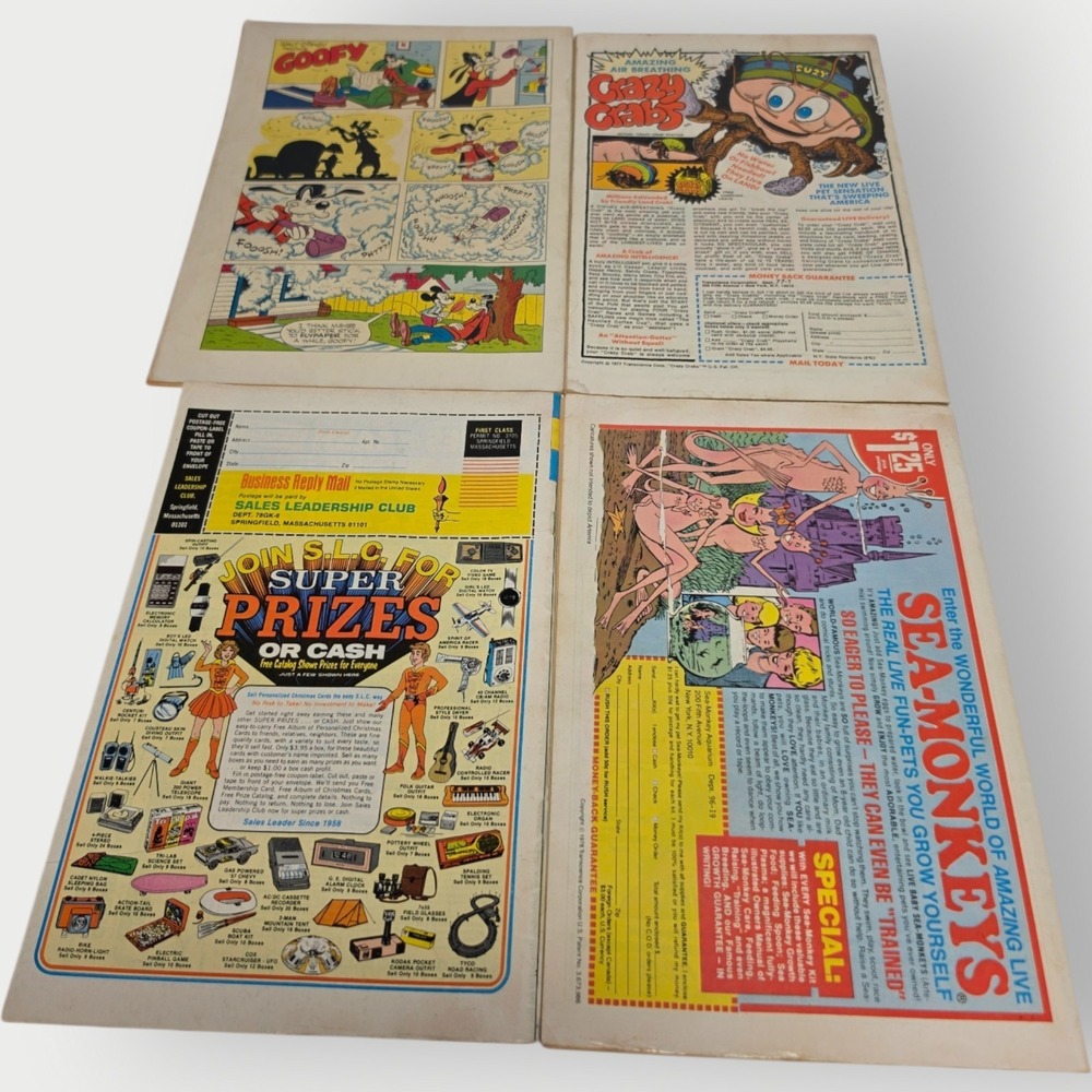 Lot 4 Vintage Disney Gold Key Comics Mickey Mouse Scamp Chip n Dale Daffy Duck - Picture 2 of 2